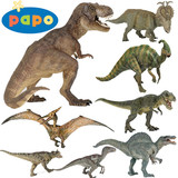 法国PAPO仿真恐龙模型玩具大号 侏罗纪迅猛龙沧龙暴龙霸王龙送蛋