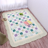 韩国现代绗缝加厚防滑卧室地垫地毯飘窗垫沙发垫客厅家用大地毯