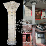 罗马柱模具圆型柱子塑钢带槽圆柱水泥塑料板别墅欧式构件厂家直销