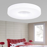 圆形LED贴片卧室吸灯客厅灯纯白色吸顶灯现代简约书房间灯饰灯具