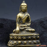 藏密 清 西藏老佛像 随身佛 释迦牟尼佛圣像 供养 收藏