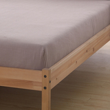 水洗棉床笠单件1.2m1.5米1.8纯棉纯色防滑全包席梦思床垫保护套