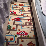 环保儿童防滑超柔加厚地垫卡通爬行垫地毯游戏毯折叠床前垫飘窗垫