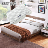 瑞信家具双人床1.5米1.8米成套家具板式床床垫三件套卧室套装组合