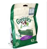 美国Greenies绿的洁齿骨大号12支 洁牙除口臭