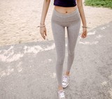 春夏韩版修身紧身性感提臀长裤女高腰显瘦弹力翘臀小脚运动瑜伽裤