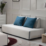 日式布艺沙发小户型 双人 组装 客厅现代可拆洗 家具 整装