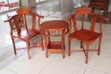 红木家具非洲花梨木鸡翅木情人台桌椅组合花梨木圈椅情人椅三件套