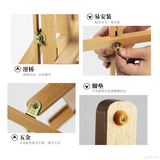 双丰桌面小画架榉木写生迷你台式便携式折叠油画架子美术木制包邮