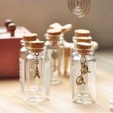 透明玻璃瓶子木塞许愿瓶漂流瓶装饰瓶吊瓶彩砂瓶折星星瓶