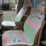 春夏季棉布汽车坐垫 可爱卡通女孩汽车座垫 四季垫通用 汽车用品