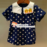 特价！clan-c2015夏 韩国专柜代购正品儿童短袖衬衫C542Y010