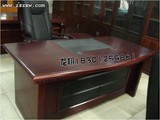高档油漆大班台1.6米老板桌1.8米主管桌实木总裁办公电脑桌老班台