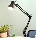 LED美式金属长臂折叠式机械手小台灯护眼学习办公室便携夹子台灯