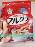 现货日本正品卡乐比水果添加五谷杂粮高铁营养麦片 代餐 冲泡800g