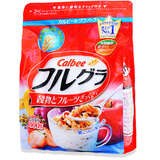 日本进口Calbee卡乐比营养早餐水果颗粒果仁谷物麦片800g