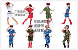 儿童军装迷彩服装中小学生军训合唱服男女童幼儿兵娃娃元旦演出服