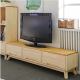 新品实木电视柜 小户型客厅卧室简约现代抽屉1.51.6米日式影视柜