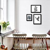 简约现代抽象装饰画北欧家居客厅沙发背景墙壁画餐厅书房有框挂画