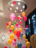 创意彩色气球泡泡儿童房水晶玻璃吊灯客厅展厅餐厅装修饰吊灯