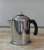 【天天特价】老上海经典美式不锈钢摩卡煮咖啡壶奶茶壶水壶滤压壶