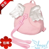 现货儿童粉天使包防走失背包宝宝幼儿书包日本Angel Dept同款包邮