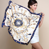 3条包邮 高品质90cm大方巾丝巾 杭州丝绸 中国风 欧美款围巾