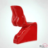 美人椅人体椅圣女雕塑餐椅潘东椅S型椅造型玻璃钢椅子会所洽谈椅
