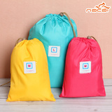 韩国糖果色 防水旅行收纳袋洗漱包杂物分类袋整理袋束口袋大中号