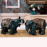 欧式家居酒柜装饰品招财风水大象泰国电视柜摆件客厅创意结婚礼物
