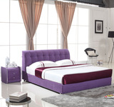 布床双人床气动软床储物床简约现代家具高箱1.5米布艺床中国质造