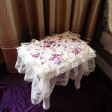 韩式田园碎花长方凳化梳妆钢琴凳子套子罩布艺套坐垫梳妆凳凳罩