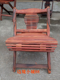 正品保证老挝大红酸枝靠背椅 折叠椅 钓鱼凳交趾黄檀休闲椅