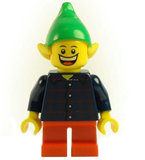 LEGO 乐高 人仔 hol047 10245 创意系列 圣诞 精灵 妖精 双面表情
