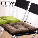 PPW坐垫加厚餐椅电脑椅子靠垫简约布艺塌塌米躺椅坐垫汽车坐垫