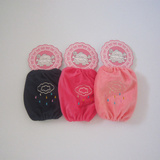 2015冬季新款韩版绣花毛绒套袖 儿童糖果色雨朵袖套 女童宝宝护袖