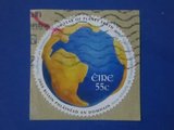 爱尔兰 2008年 国际地球年邮票 不干胶圆形票 信销剪片