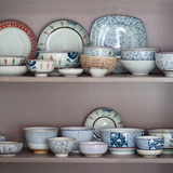 陶瓷碗日式米饭碗和风碗创意泡面碗汤碗大碗沙拉碗甜品碗微波炉碗