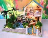 手工diy小屋批发大型别墅模型玩具来自星星的浪漫满屋带灯包邮