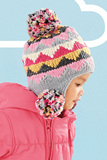 【现货】英国代购童装NEXT 16冬女童保暖护耳针织帽+手套 多件组