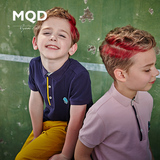 MQD儿童短袖T恤2016新款中大男童纯棉翻领POLO衫男童打底衫韩版