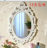 韩国可爱公主风台式化妆镜 简约随身折叠 欧式美容镜 小梳妆镜子