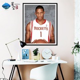 diy数字油画 客厅人物名人NBA篮球明星手绘装饰画 特雷西·麦迪