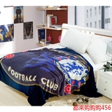 足球球迷用品纪念品 切尔西冬季床上用品绒毛毯床单空调被子 蓝军