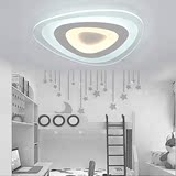 现代简约超薄led卧室吸顶灯创意个性异形客厅灯儿童房间灯书房灯