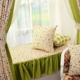 竹月阁飘窗垫定做订做加厚坐垫高密度海绵窗台垫子实木沙发床垫