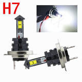 超亮H4汽车灯LED大灯H7远近光灯泡前照灯进口芯片直接替换12V24V