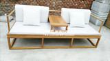 新中式定制免漆实木家具创意设计禅意老榆木罗汉床/沙发免漆家具