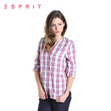 折 ESPRIT EDC女士格纹款衬衫-015CC1F006C吊牌价399/品