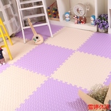 新款卧室垫子欧式拼接家用儿童成品地毯纯色地垫机器织造拼图地垫